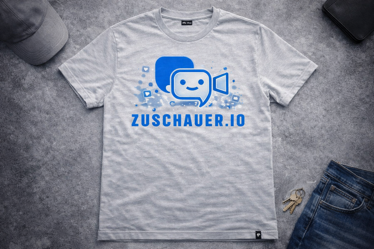 Classic Logo Shirt grau v2